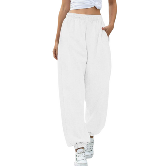 Jogginghosen Damen Baggy | Weite Hose Mit Bündchen