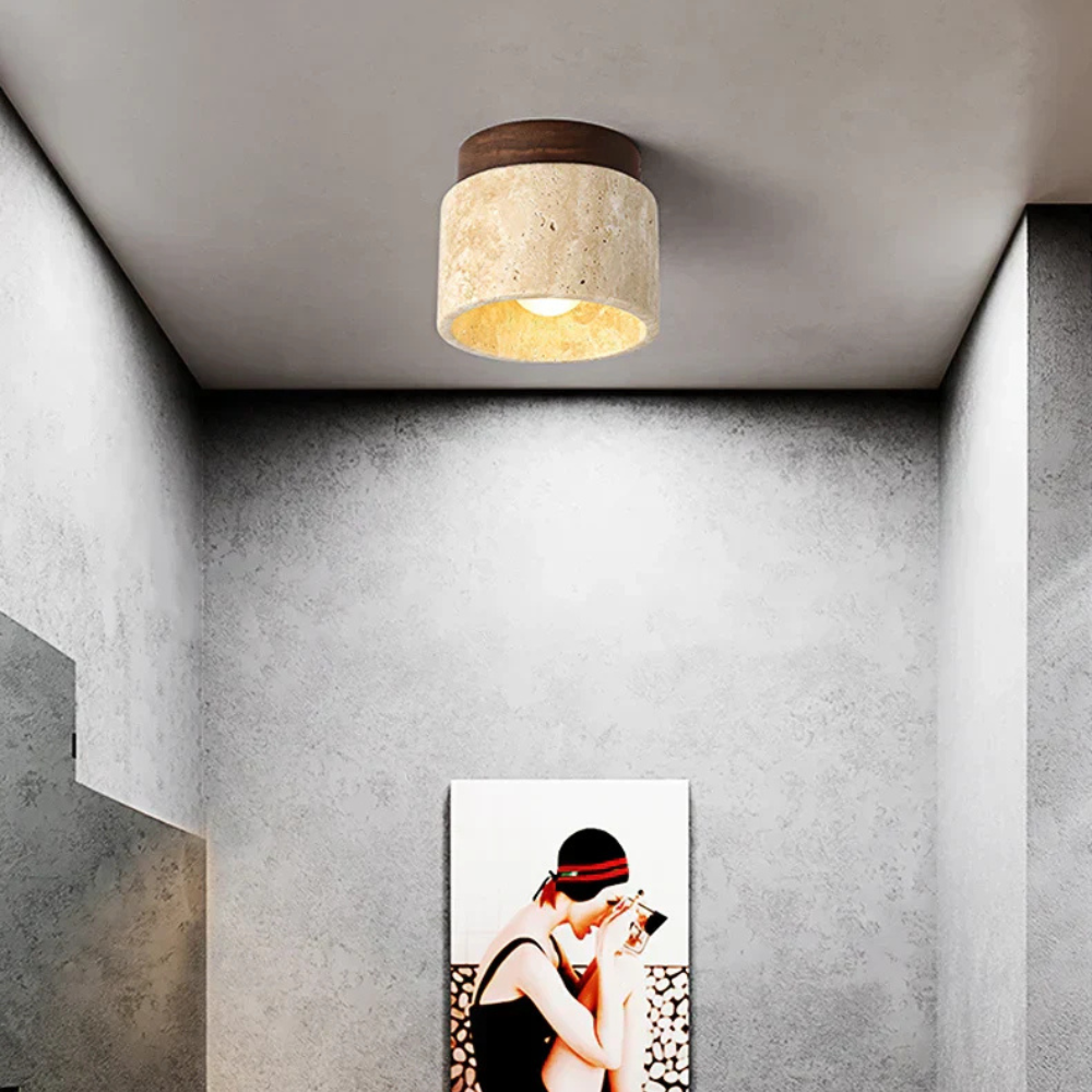 Japanisch Minimalistische Deckenleuchte | Rund Design