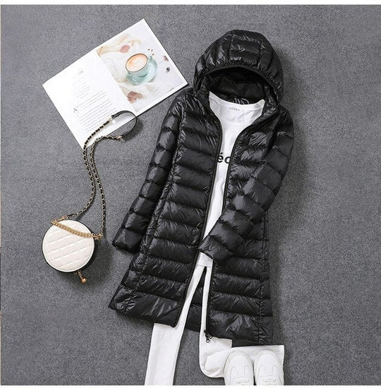 Lange Winterjacke für Frauen