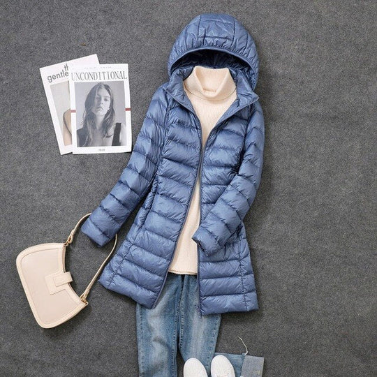 Lange Winterjacke für Frauen