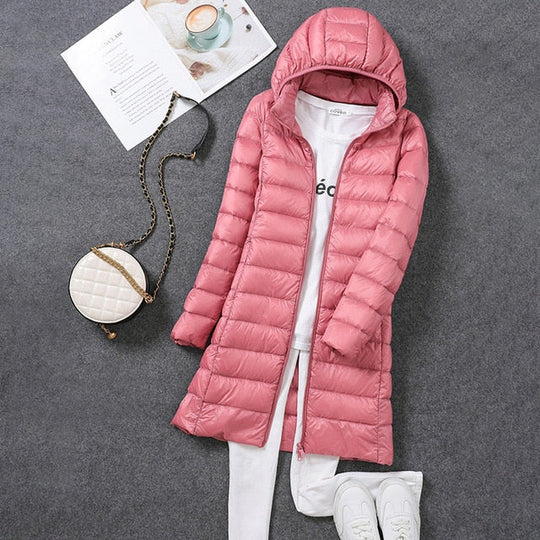 Lange Winterjacke für Frauen