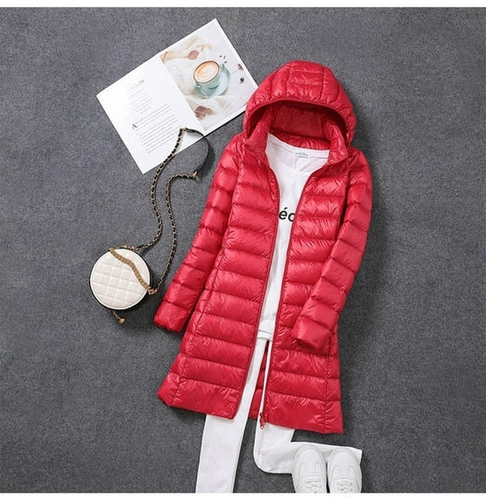 Lange Winterjacke für Frauen