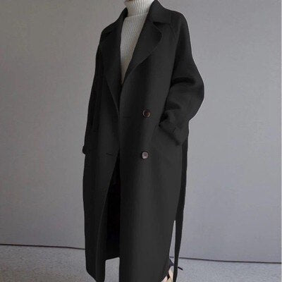 Elegant Wintermantel Trenchcoat Damen | Lang Klassisch