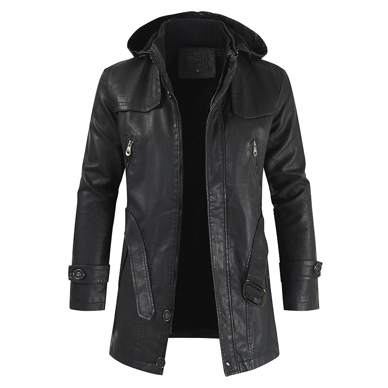 Leder Winterjacke für Männer