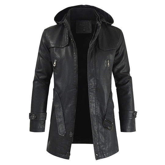 Leder Winterjacke für Männer