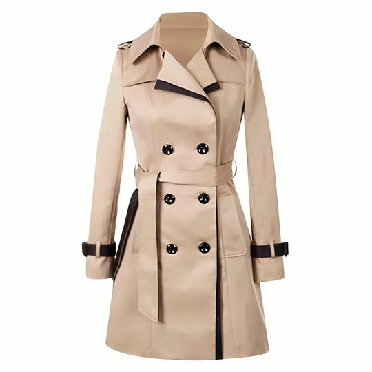 Trenchcoat Damen Klassisch | Elegant Mit Gürtel