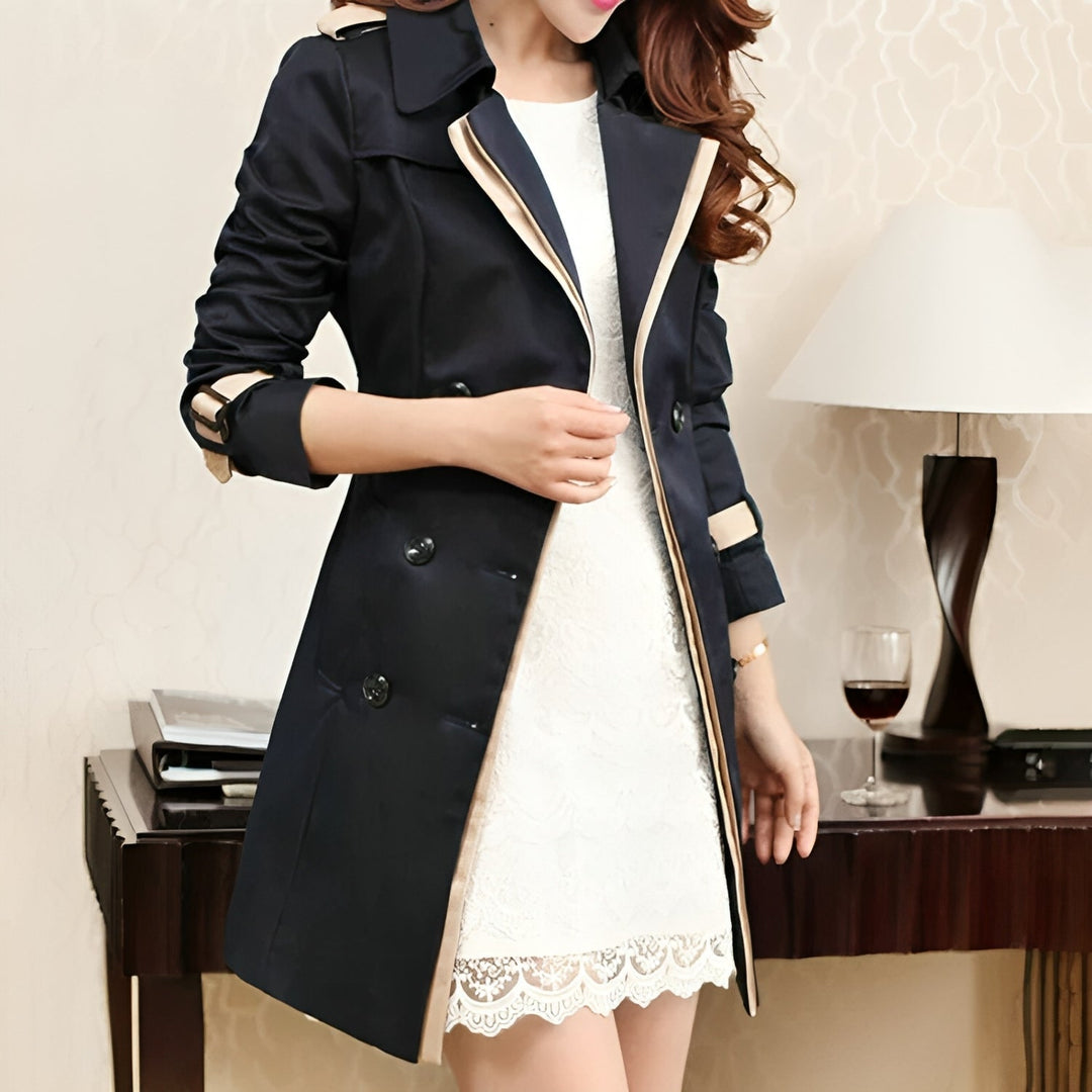 Trenchcoat Damen Klassisch | Elegant Mit Gürtel