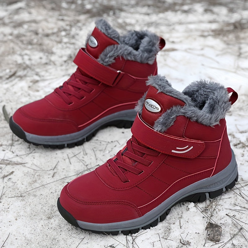 Winterschuhe Unisex Stiefel | Knöchelhoch mit Seitlichem Riemen