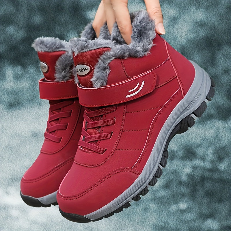 Winterschuhe Unisex Stiefel | Knöchelhoch mit Seitlichem Riemen