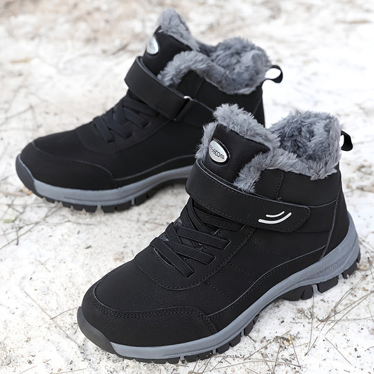 Winterschuhe Unisex Stiefel | Knöchelhoch mit Seitlichem Riemen