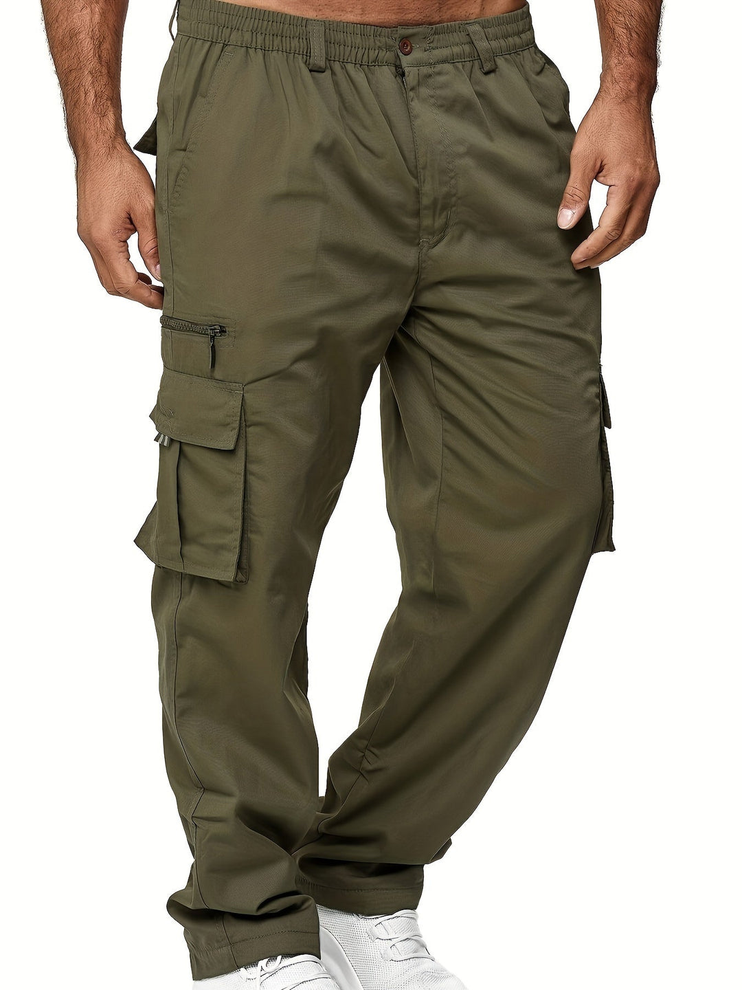Herren Cargo Hose Locker Geschnitten | Mit Kordelzug und Taschen