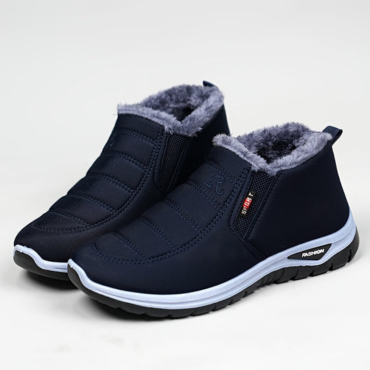 Winterschuhe Herren | Slip-On Schuhe Mittlerer Schnitt Mit Innenfutter