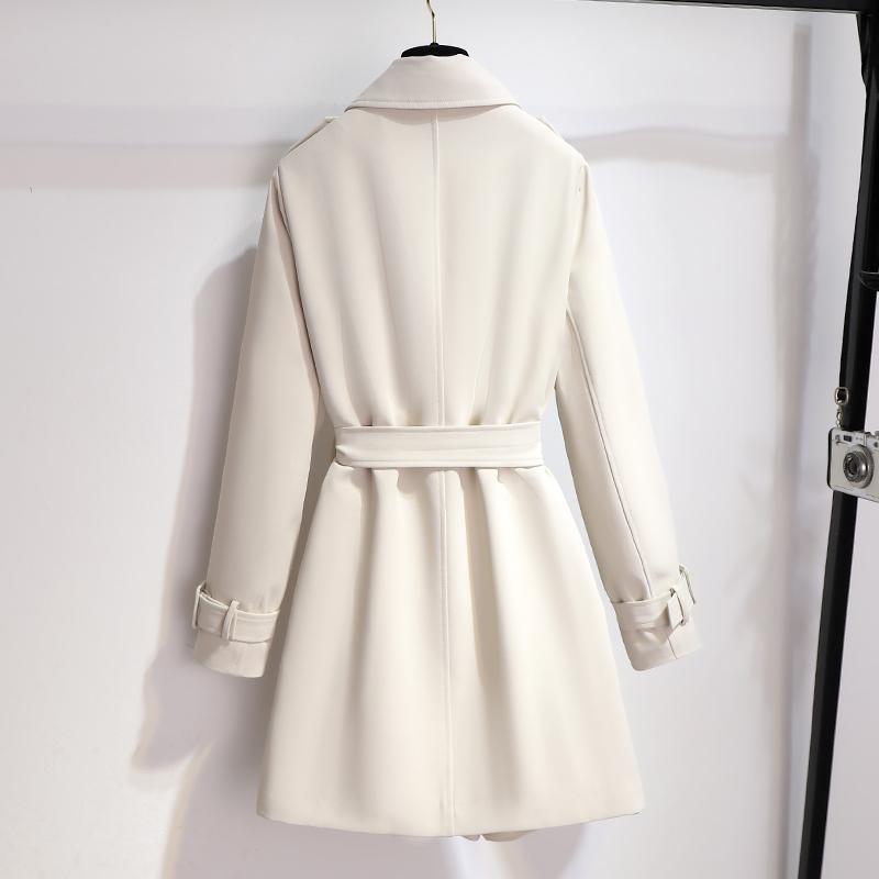 Trenchcoat Damen Elegant | Übergangsmantel Knielang
