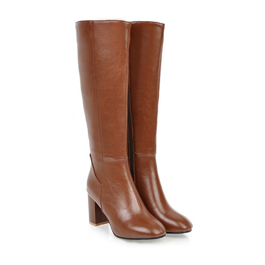 Damen Stiefel | Kniehoch elegant mit Absatz