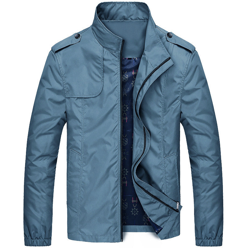 Jacke mit Hohem Kragen für Männer