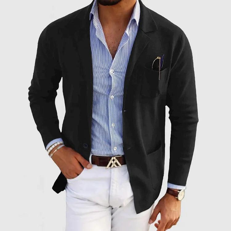 Strickjacke Mit Knopfleiste Für Herren | Zeitloser Cardigan Stil