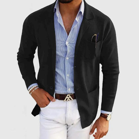Strickjacke Mit Knopfleiste Für Herren | Zeitloser Cardigan Stil