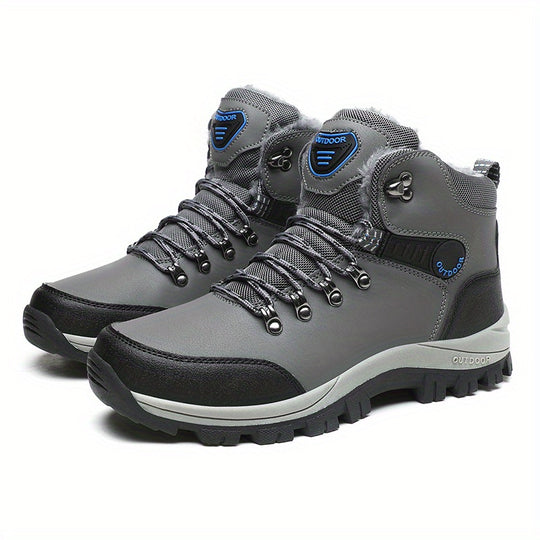 Winterschuhe Herren | Schnürstiefel Mit Hohem Schaft Und Innenfutter