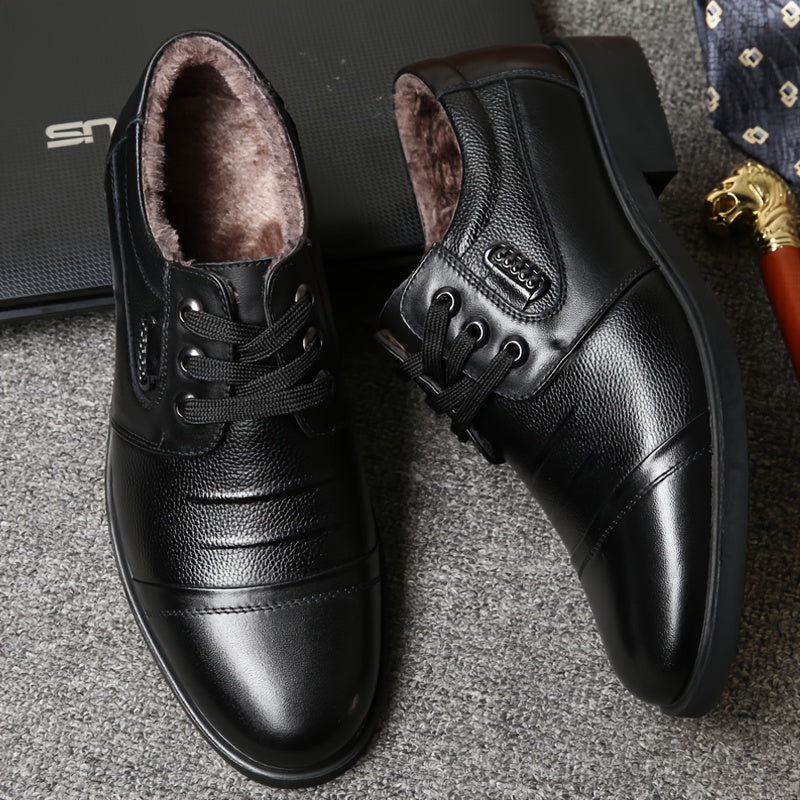 Winterschuhe Herren | Gefütterte Schnürschuhe Mit Niedrigem Schnitt