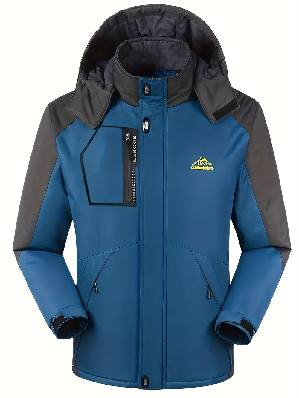 Herren Skijacke Funktional | Vielseitige Winter Skibekleidung mit Kapuze