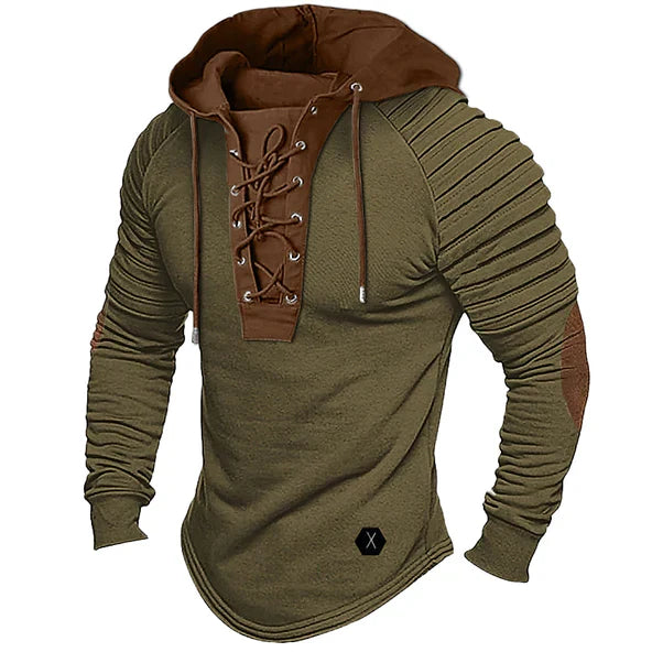 Hoodie Pullover Herren Street Style | Asymmetrischer Look
