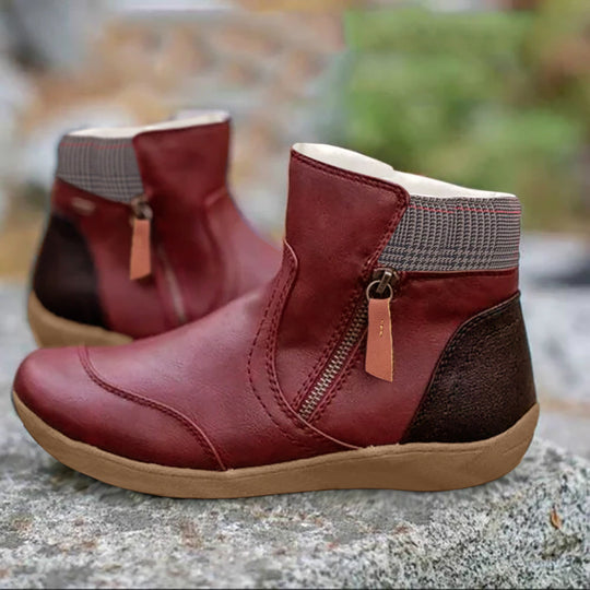 Damen Stiefelette Komfort Wasserdicht | Rutschfest Alltag