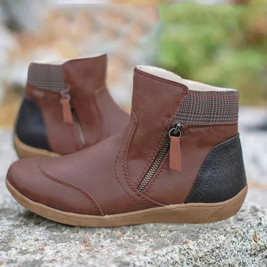 Damen Stiefelette Komfort Wasserdicht | Rutschfest Alltag