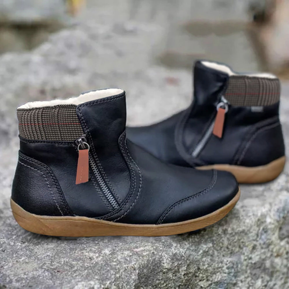 Damen Stiefelette Komfort Wasserdicht | Rutschfest Alltag