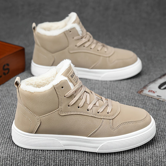Winterschuhe Herren | Schnürung Hoher Schnitt Sneaker Stil