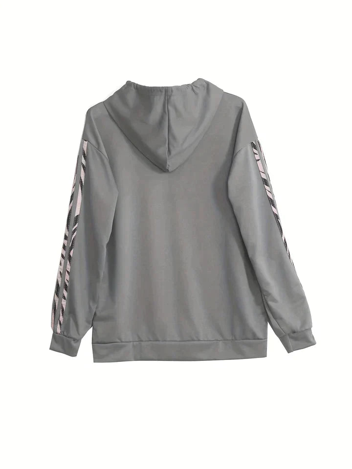 Kapuzenpulli und Hosen-Set für Frauen