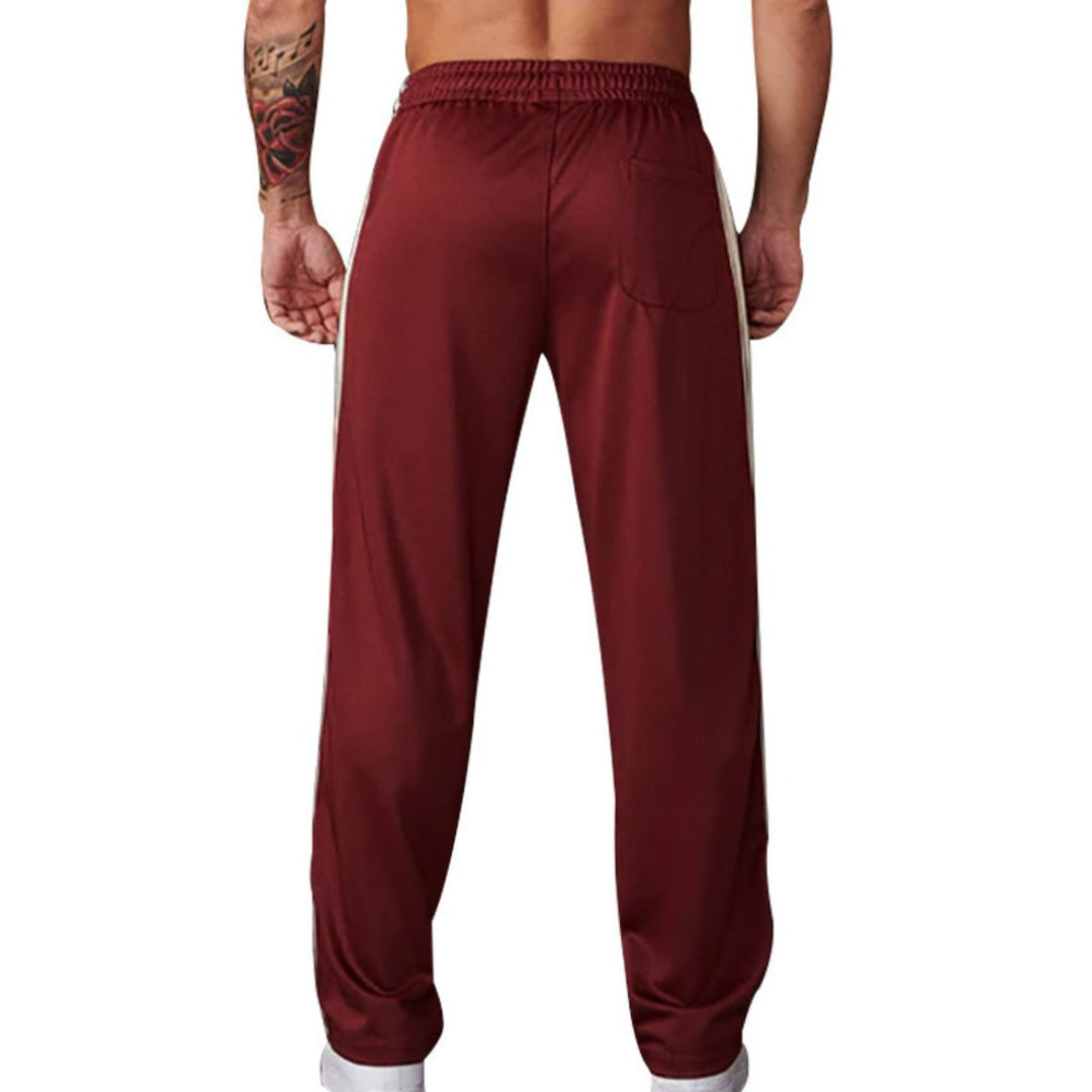 Jogginghosen Herren Gerade | Sporthose Mit Seitlichem Streifen
