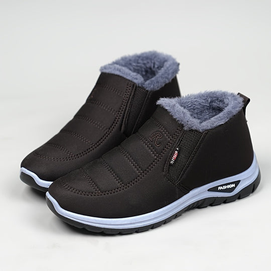 Winterschuhe Herren | Slip-On Schuhe Mittlerer Schnitt Mit Innenfutter