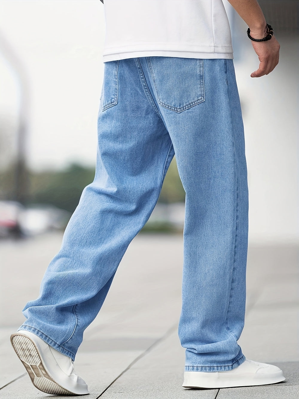 Baggy Jeans Herren | Locker Geschnitten Mit Geradem Bein