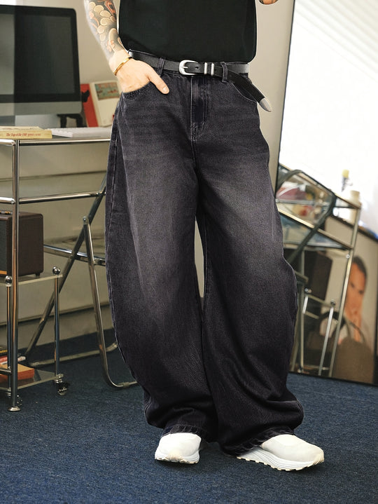 Baggy Jeans Herren | Lockerer Schnitt Mit Vintage-Waschung