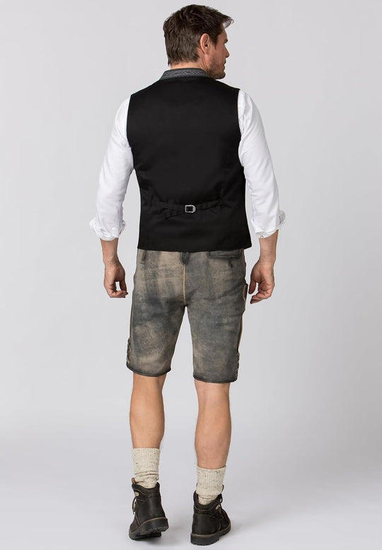 Herren Trachtenhemd | Elegantes Einreiher Vest