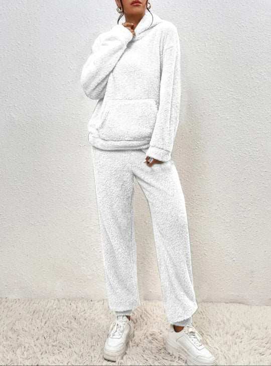 Damen Weiches Fleece Lounge-Set | Zweiteilig Gemütlich