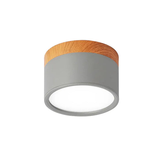 Minimalistische LED Deckenleuchte | Zylindrische Form