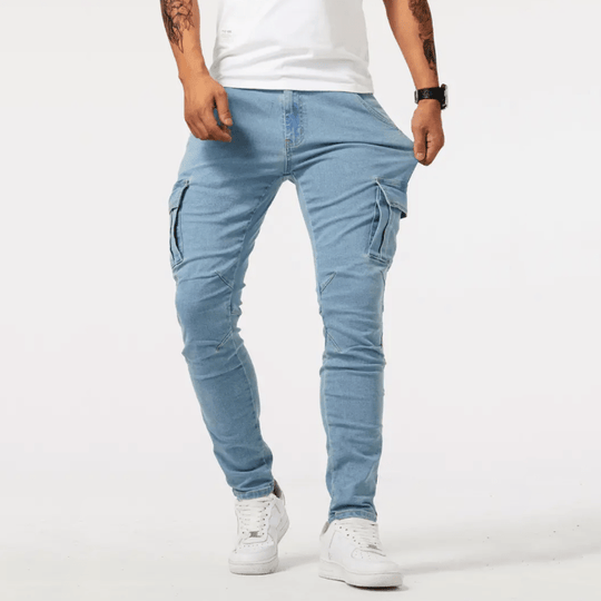 Herren Cargo Hose Slim Fit | Mit Taschen