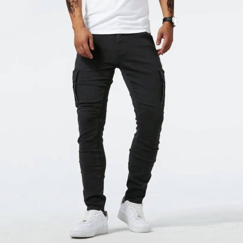 Herren Cargo Hose Slim Fit | Mit Taschen