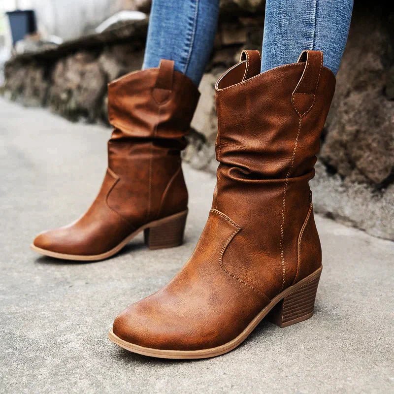 Damen Stiefel | Modische Stiefeletten mit Absatz