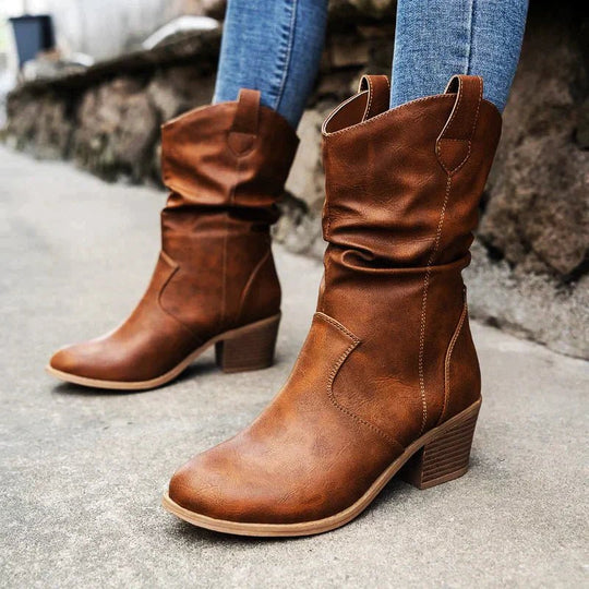 Damen Stiefel | Modische Stiefeletten mit Absatz