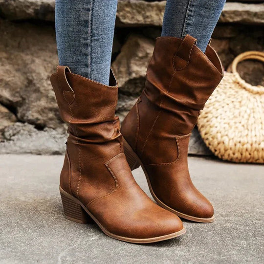Damen Stiefel | Modische Stiefeletten mit Absatz