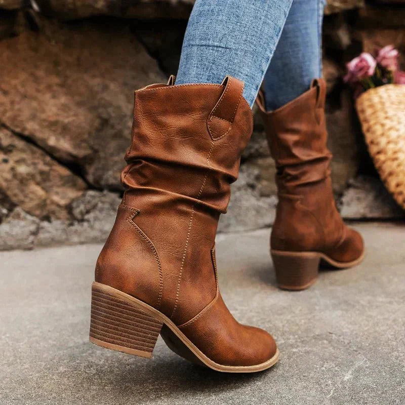 Damen Stiefel | Modische Stiefeletten mit Absatz