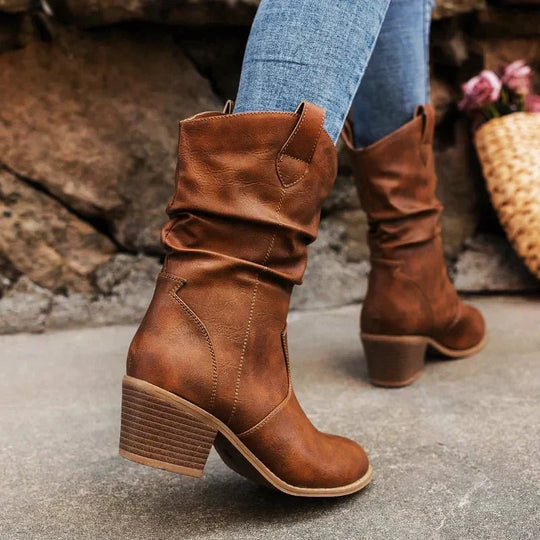 Damen Stiefel | Modische Stiefeletten mit Absatz