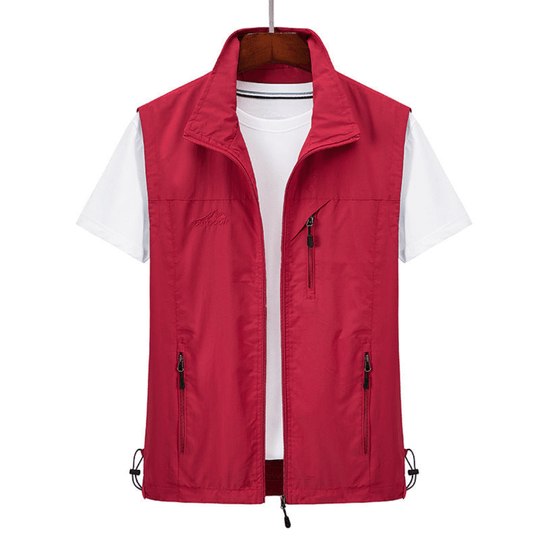 Leichte Stehkragen Weste Herren | Outdoorweste Für Frühjahr Und Herbst