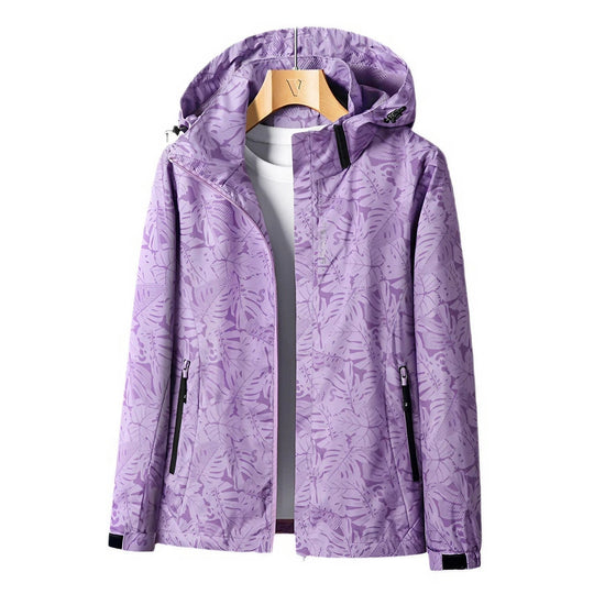 Damen Regenjacke Bedruckt Mit Kapuze | Modern & Outdoor-tauglich