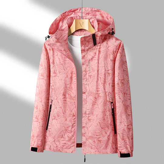 Damen Regenjacke Bedruckt Mit Kapuze | Modern & Outdoor-tauglich