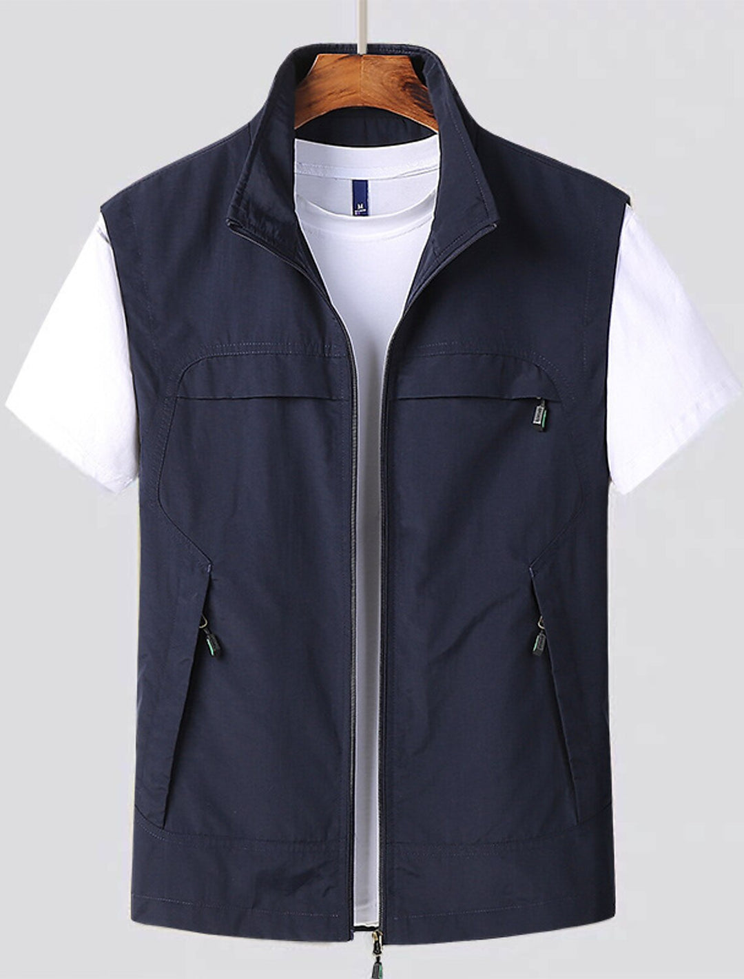 Leichte Weste Herren Für Outdoor | Herrenweste Mit Reißverschluss Und Taschen