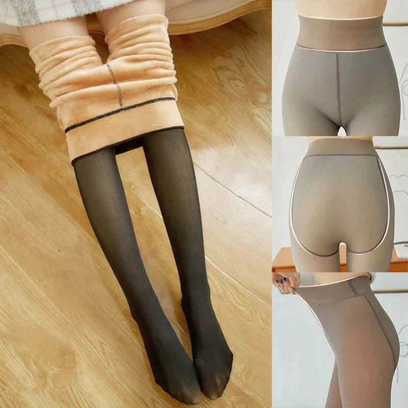 Damen Strumpfhose Lang | Blickdicht Gefüttert Alltag